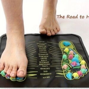 Acupressure Reflexology Massage Mat - Black